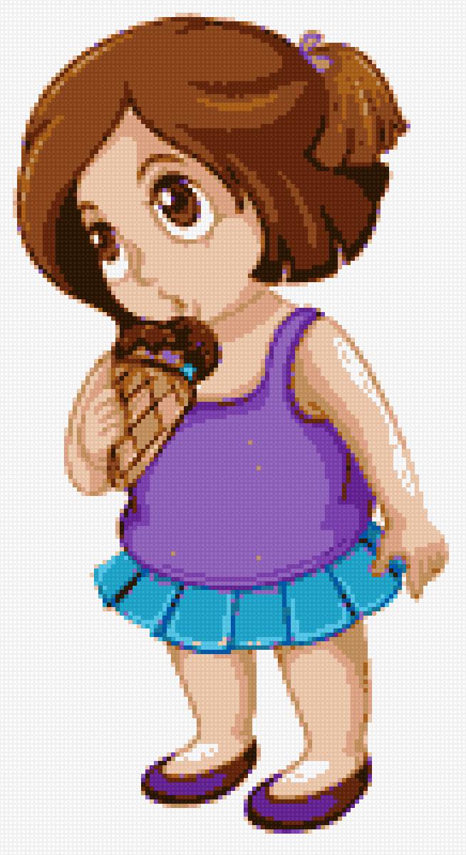 Niña con Helado, en la sección PERSONAS