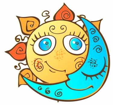 Sol y Luna, patrón para Bordar en Punto de Cruz. Pronto en PATRONES GRATIS 